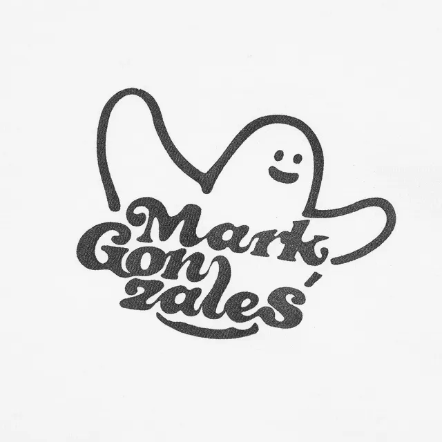 【Mark Gonzales】男女同款 小天使娃娃T恤-白色