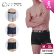 【棉花共和國】多件組/6件入-極速快乾舒適涼爽平口褲(吸濕排汗 四角褲 男內褲)