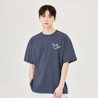 【Mark Gonzales官方旗艦】男女同款 大天使T恤-深藍色