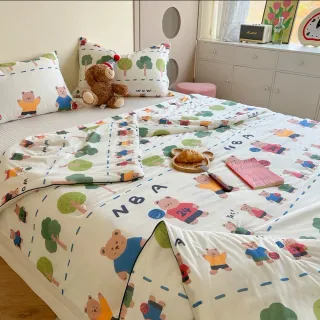 【Sleep Club】韓系ins風冰絲涼感被 冰冰被 四季被 涼被 涼感被 夏被 韓國涼被 空調被 雙人被 涼被 冷氣毯