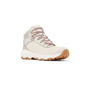 【Columbia 哥倫比亞】女款-防水高筒健行鞋-寬楦-卡其灰(UYK71830KY/JS)