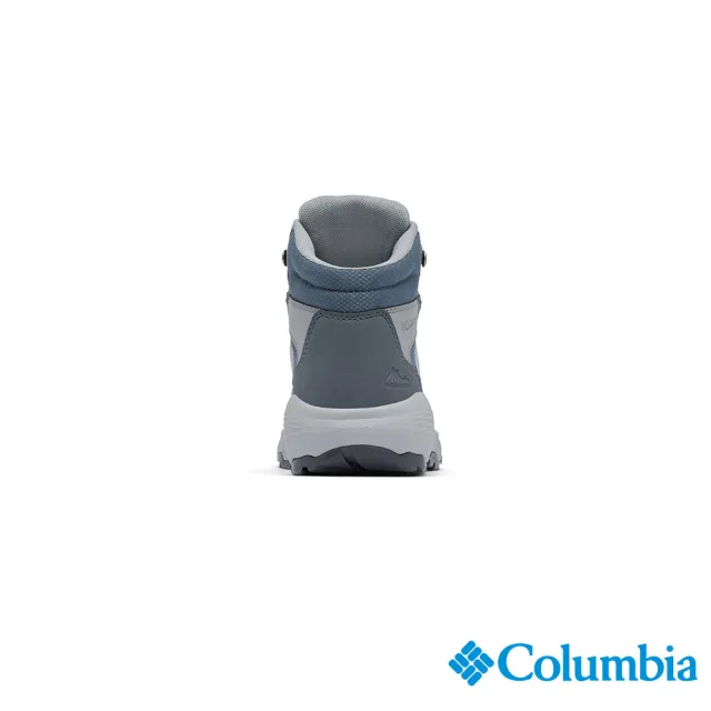 【Columbia 哥倫比亞】女款-防水高筒健行鞋-寬楦-灰色(UYK71830GY/JS)