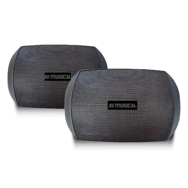 【AV MUSICAL】OK45 懸吊/4.5吋 壁掛喇叭一對(黑色)