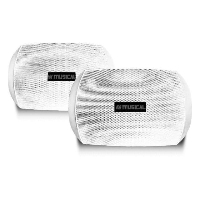 【AV MUSICAL】OK45 懸吊/4.5吋 壁掛喇叭一對(白色)