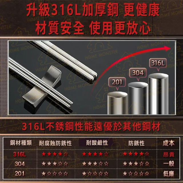 【年度升級】316不鏽鋼油炸筷子 長筷 煮麵筷 火鍋筷子 撈麵筷 料理筷 調理筷 超長筷子 不鏽鋼筷(油炸筷)