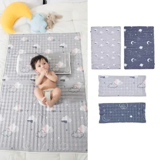 【Lolbaby】Hi Jell-O涼感蒟蒻枕頭+涼感蒟蒻床墊加大_防水隔尿款_嬰兒床墊枕頭(多款可選-涼感床墊嬰兒涼墊)