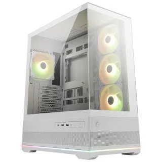 【微星平台】R7八核 RTX5060TI 8G{部落之怒}背插板海景房電競電腦(R7-7700/B650/32G D5/1TB/PBM)