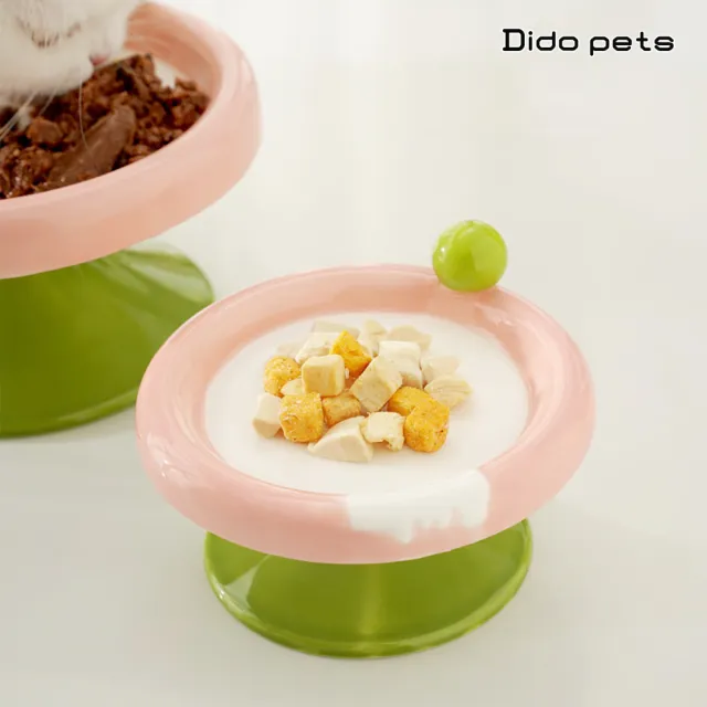 【Dido pets】冰淇淋造型陶瓷寵物碗(PT222)
