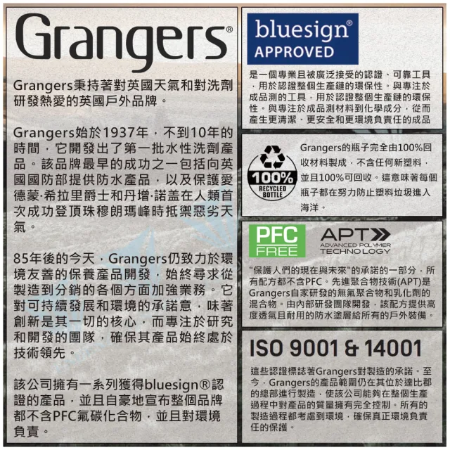 【英國 Grangers】鞋類全皮面防水蠟100ml(鞋蠟/防水/英國製)