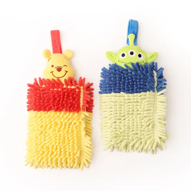 【Norns】細纖維擦手巾(Snoopy 史努比 三眼怪 小熊維尼 懸掛式 可掛式超細纖維擦手巾)