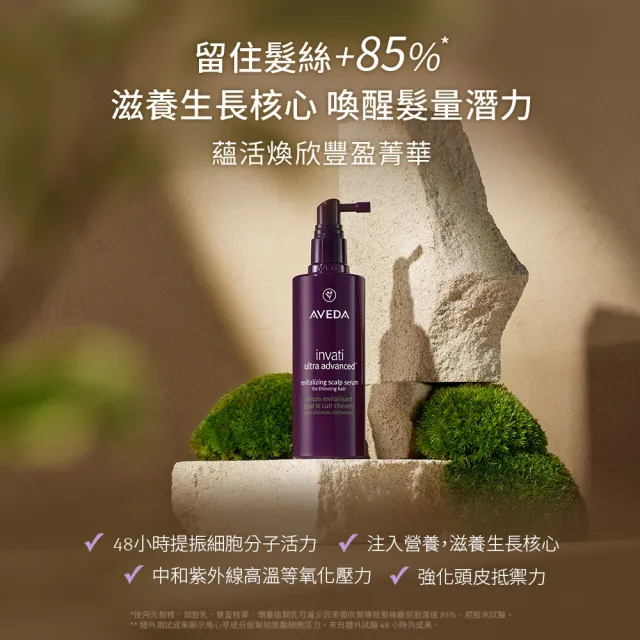 【AVEDA】蘊活煥欣豐盈菁華 30ml(頭皮精華 立即增加髮絲視覺量)