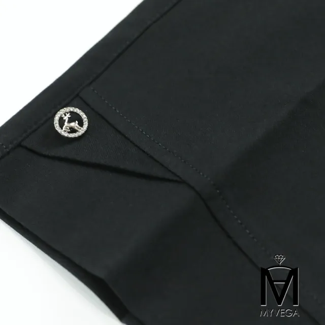 【MYVEGA 麥雪爾】MA素面彈力鬆緊腰卡普里七分褲-共三色(涼感褲/速乾褲/冰感褲/休閒褲)