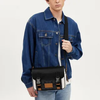 【COACH】蔻馳官方直營 VENTURER/HUDSON/RACER/Warner 男士斜背包 手提包 旅行袋 經典LOGO 老花(多款可選)