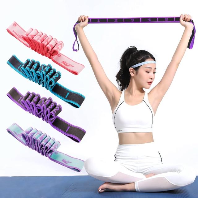 【HH】Sport Plus 9分格體式健身拉力繩(瑜珈帶 彈力帶 彈力繩 拉力帶 健身彈力繩 乳膠阻力帶 拉背 運動)