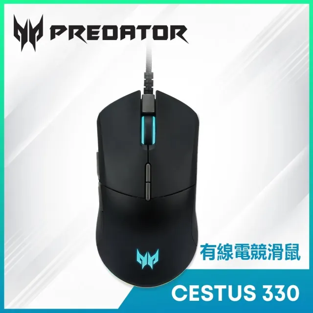 【Acer 宏碁】CESTUS 330(有線電競滑鼠)