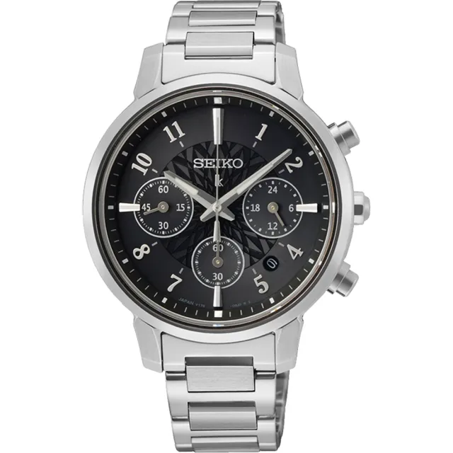 【SEIKO 精工】LUKIA 廣告款 太陽能三眼計時女錶/36.2mm(SSC905J1 / V175-0FC0D)