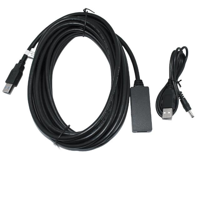 【Fujiei】高速主動式USB 3.0 延長線5米 黑色(usb3.0 A公A母連接線5M+IC)