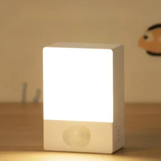 智能感應LED小夜燈(床頭燈 走廊燈 緊急照明 免安裝 可掛可移動 禮物 起夜燈 玄關 臥室 客廳)