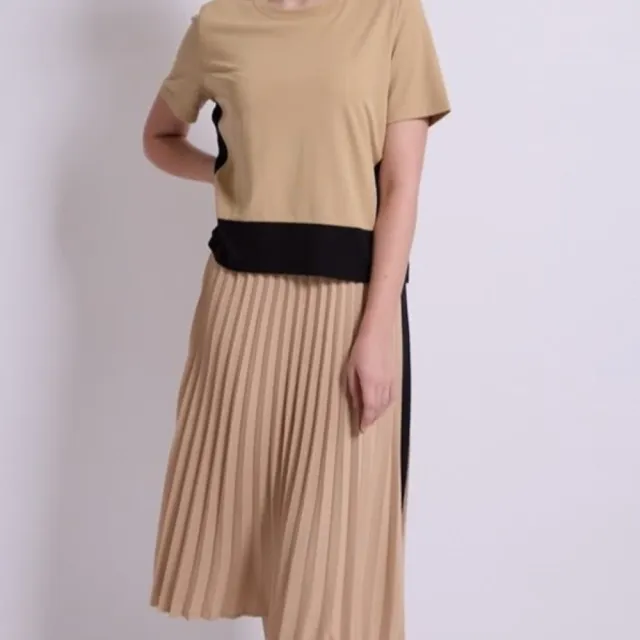 【SuperWands】法式高級訂製拼接精品洋裝