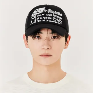【Mark Gonzales官方旗艦】塗鴉卡車帽-黑色