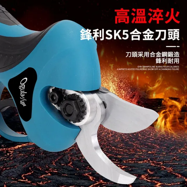 【Ogula 小倉】電動剪刀 高枝剪 無刷豪華款(五節一電)送豪華配件(電剪/無刷修枝剪)