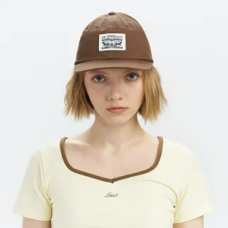 【LEVIS】雙馬標休閒鴨舌帽 人氣新品 000A9-0010