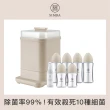 【Simba 小獅王辛巴官方直營】高效蒸氣消毒！質金寬口玻璃奶瓶清潔組-新生專用