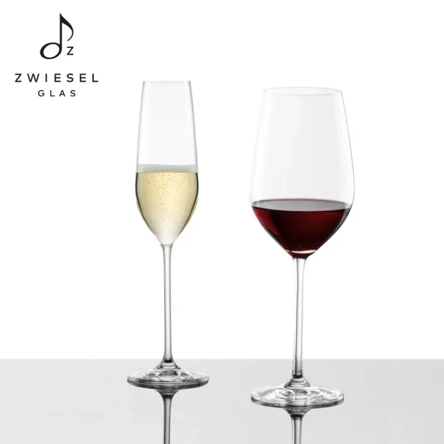 【ZWIESEL GLAS】ZWIESEL GLAS Fortissimo 奢華款6入組(紅酒杯/品酒杯/高腳杯/白酒杯)