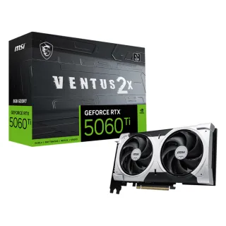 【MSI 微星】GeForce RTX 5060 Ti 8G VENTUS 2X PLUS 顯示卡