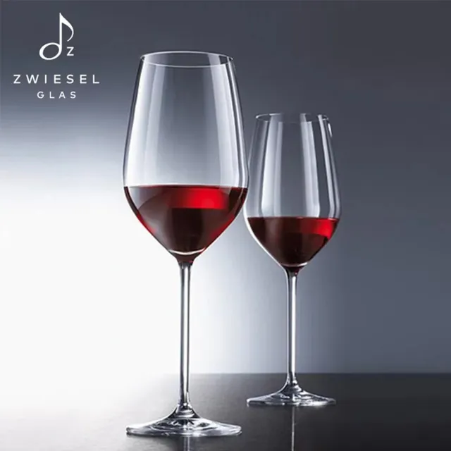 【ZWIESEL GLAS】ZWIESEL GLAS Fortissimo 波爾多紅酒杯650ml 2入禮盒組(紅酒杯/高腳杯/波爾多)