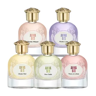 【ANNA SUI 安娜蘇】奇境夢遊淡香精50ml任選(薔薇之棘/迷霧烏托邦/月光細語/爍光喚語/綠野之露.專櫃公司貨)