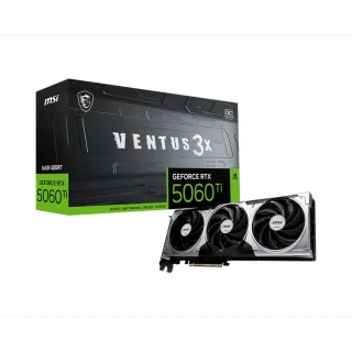 【MSI 微星】GeForce RTX 5060 Ti 16G VENTUS 3X OC 顯示卡