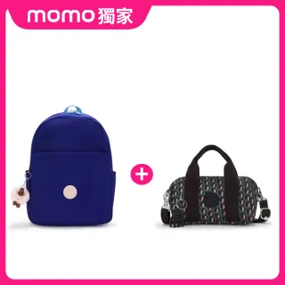 【KIPLING官方旗艦館】1+1★買大送小 後背/托特+手提/斜背/肩背/配件包限量組(多款任選)