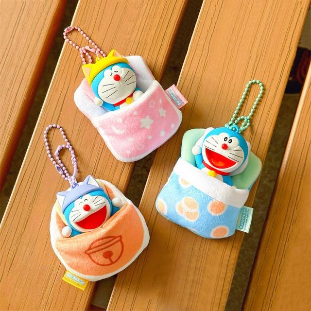 【Doraemon 哆啦A夢】可愛好眠睡袋系列立體掛飾-3款可選(平輸品)