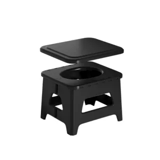 【May Shop】戶外馬桶車載便攜式緊急露營馬桶凳女性旅行車上移動廁所(可摺疊式馬桶座椅)