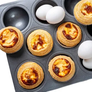 【Rico 瑞喀】經典葡式蛋塔50gx6入/盒x4盒(共24入/傳承葡式經典)