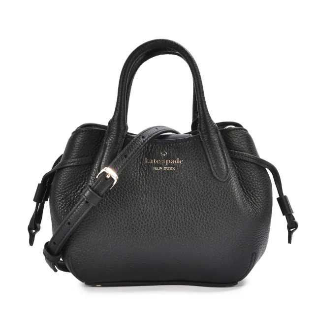 【KATE SPADE】Dumpling經典金屬LOGO皮革迷你兩用水餃包(3色)