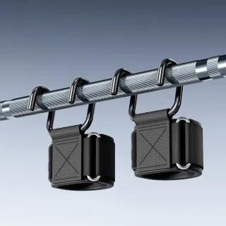 【E-home家居】引體向上助力鉤 防脫手吊單杠輔助器 單槓護腕勾 單槓助力帶(加粗鋼條 升級款7.5公分)