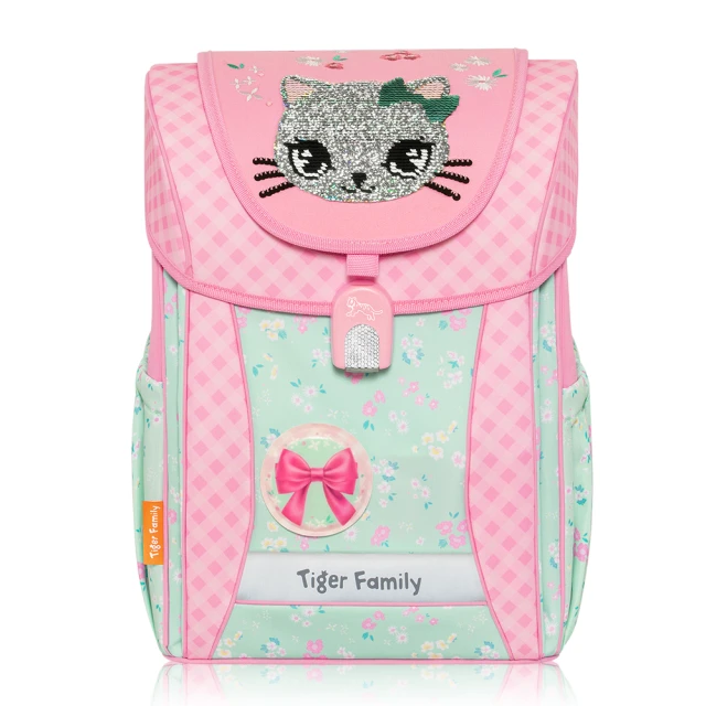 【Tiger Family】學院風超輕量護脊書包Pro 2S-亮片設計-全新升級版(125-150CM適用)