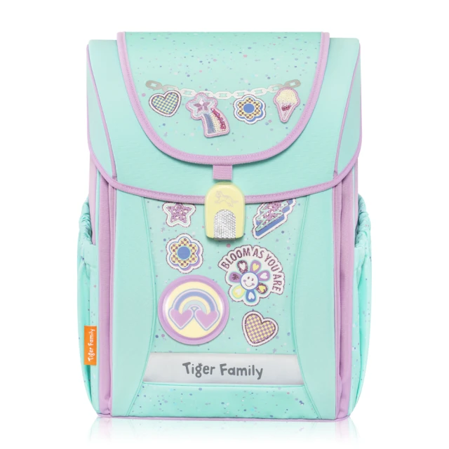 【Tiger Family】學院風超輕量護脊書包Pro 2S-亮片設計-全新升級版(125-150CM適用)