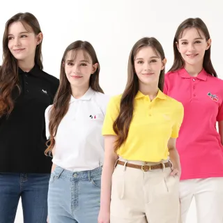 福利品AGATHA刺繡POLO衫(U)