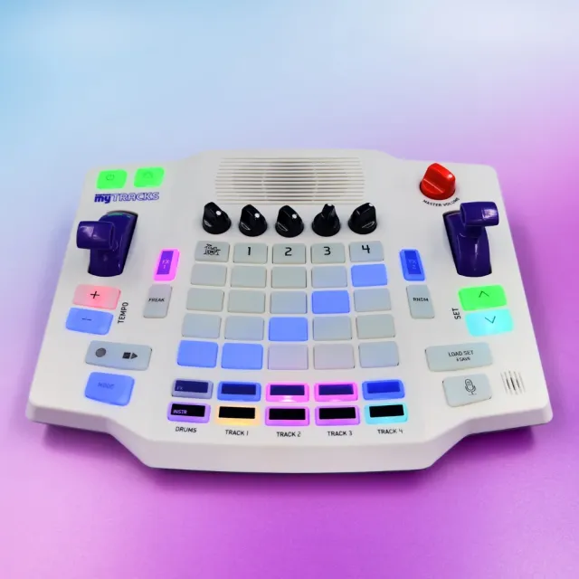 【Blipblox】myTracks 節奏機 合成器 玩具樂器(聲音教學樂器 科學STEM 電子樂器)