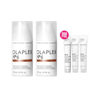 【OLAPLEX 歐啦】6號免沖洗修復乳雙入組(6號免沖洗修復乳100mlx2)