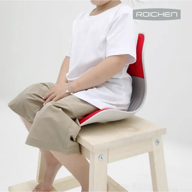 【Roichen】韓國 減壓舒適正脊坐墊/護脊椅墊1入-兒童款 (35kg 以下兒童適用 護腰)