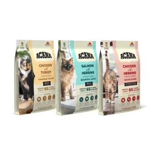 【ACANA愛肯拿】低GI貓飼料 田園/豐盛/室內 4.5KG(貓飼料 貓乾糧)