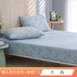 【HongYew 鴻宇】台灣製100%精梳棉 床包枕套組 單人(多款)
