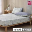 【HongYew 鴻宇】台灣製100%精梳棉 床包枕套組 雙人(多款)