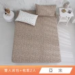 【HongYew 鴻宇】台灣製100%精梳棉 床包枕套組 雙人(多款)