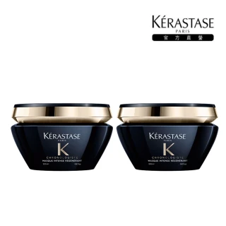 【KERASTASE 巴黎卡詩】黑鑽極萃逆時髮膜200ml雙入組(卡詩髮膜/護髮/修護)