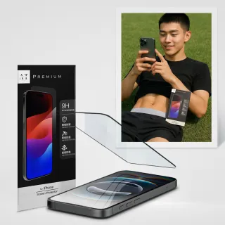 【A&T】iPhone防撞高清鋼化玻璃保護貼膜手機保護貼膜i16e/15/14/13/12/Pro/Plus/Pro Max/11/Xr(高清保護貼)